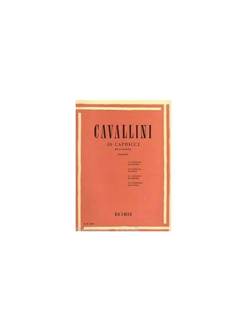 Cavallini, Ernesto: 30 Capricci per clarinetto