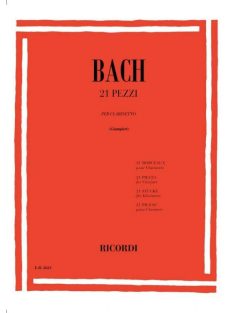 Bach: 21 Pezzi - per Clarinetto