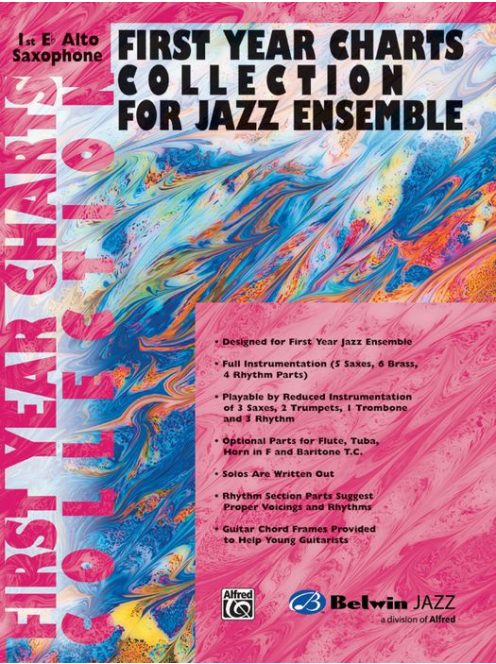 First Year Charts Collection For Jazz Ensemble for 1st Bb Tenor Saxophone