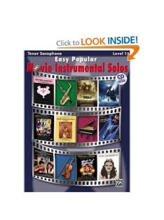 Easy Popular Movie Instrumental Solos-Tenor Saxophone
