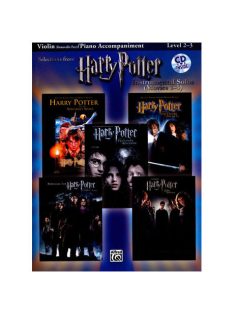   Harry Potter:  filmzene válogatás- CD melléklettel-hegedűre, zongora kísérettel (F.29074)