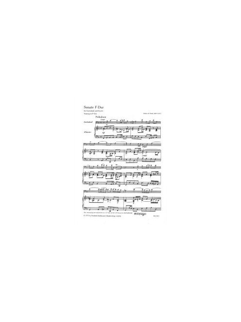 Willem de Fesch:  Sonate F-Dur