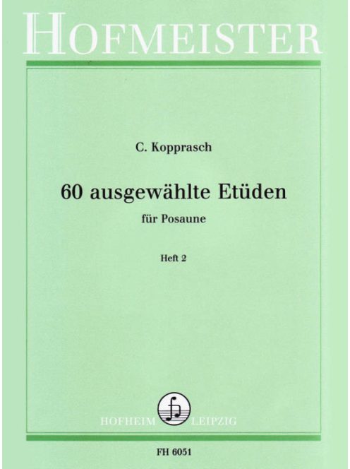 C.Kopprasch:  60 Selected Studies for Trombone 2
