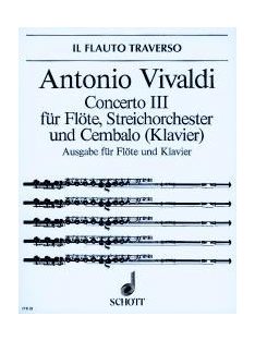   Antonio Vivaldi:  Concerto Nr.3 D-Dur RV 428 (PV 155)- fuvolára és zongorára
