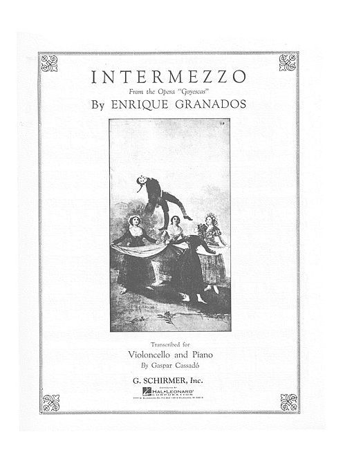 Enrique Granados:  Intermezzo