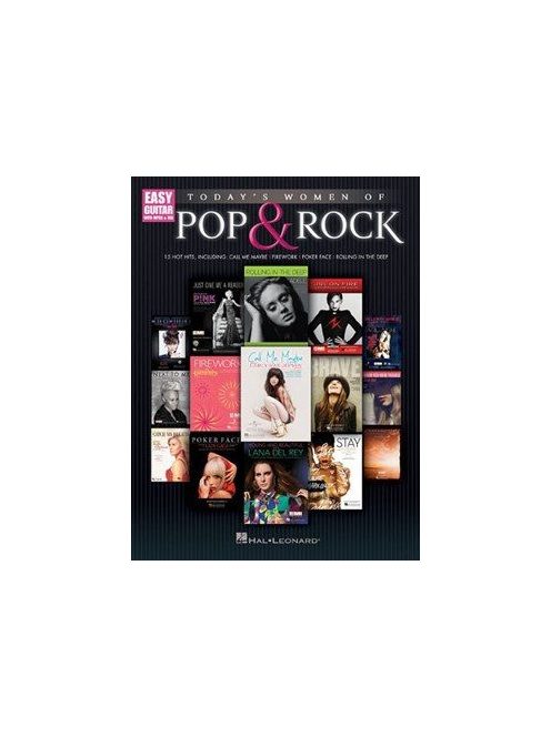 Today's Women Of Pop&Rock-ének és gitár TAB
