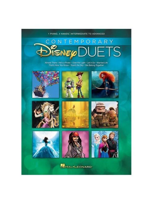 Disney zongora négykezes kotta-Contemporary Disney Duets