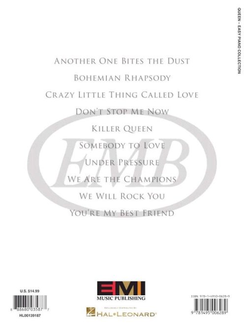 Easy Piano Collection - QUEEN