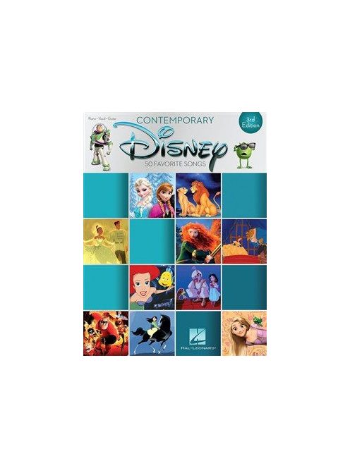 Contemporary DISNEY 3rd Edition-50 Favorites Songs-Piano-Vocal-Guitar