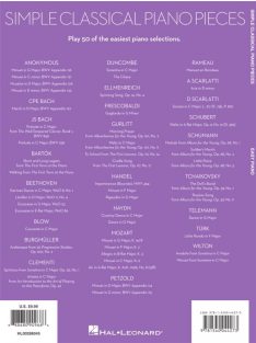 SIMPLE CLASSICAL PIANO 50 népszerű zongoradarab
