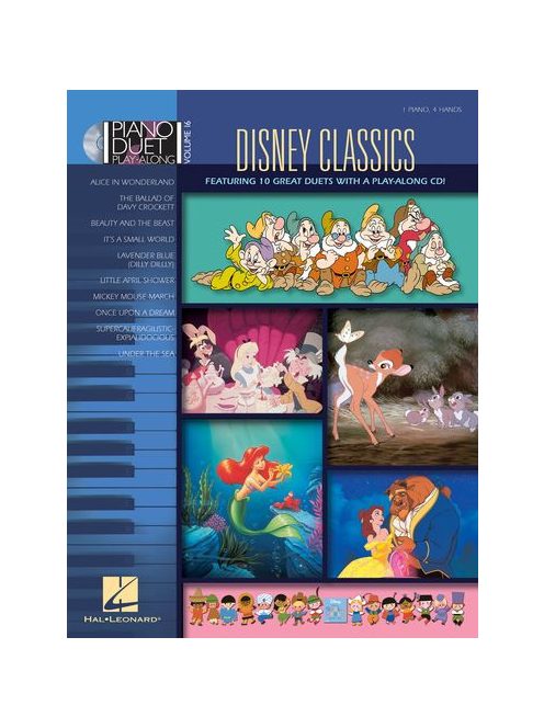 Disney Classics Vol. 16-négykezes zongorára CD melléklet