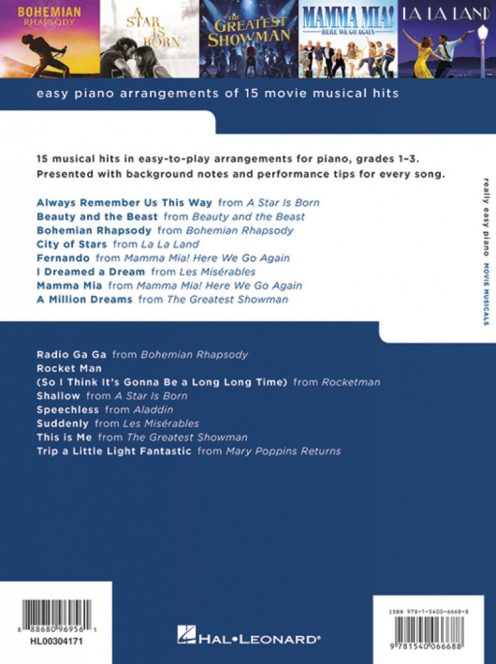 Really Easy Piano Movie Musicals