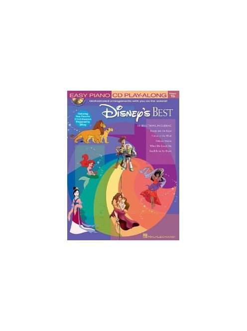 Easy Piano Play Along Vol.15:  Disney's Best-CD melléklettel