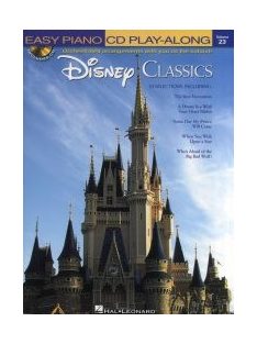   Easy Piano Play Along Vol. 23:  Disney Classics-CD melléklettel