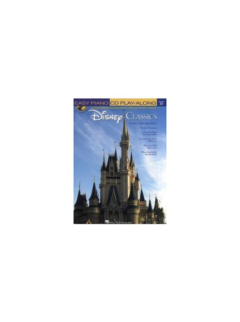 Easy Piano Play Along Vol. 23:  Disney Classics-CD melléklettel