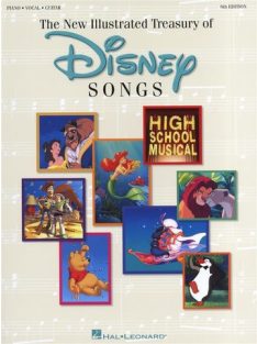   The New Illustated Treasury of Disney Songs-piano-vocal-guitar-68 songs