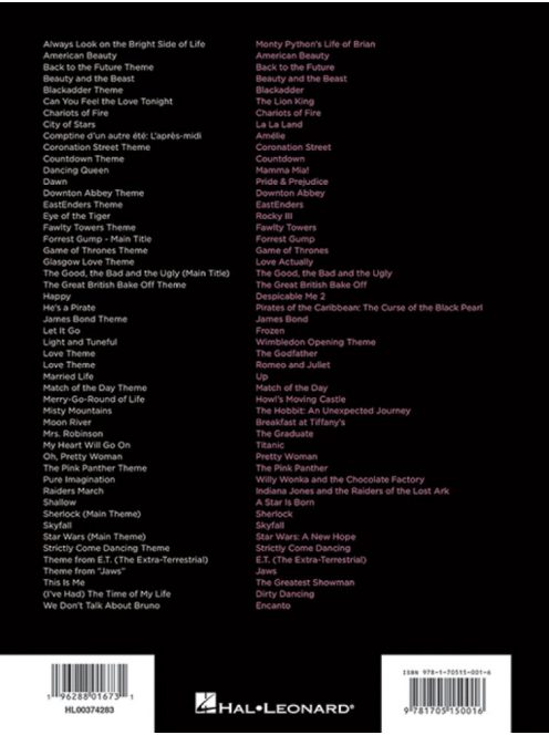 Easy Piano: FIRST 50 film&hits ( filmslágerek)