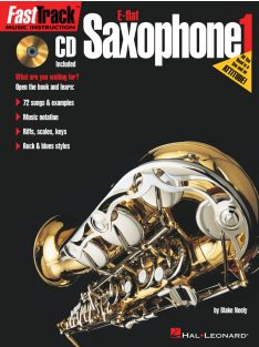   Fast Track E Flat Saxophone 1 Songbook-letöltőkártyával a kísérethez