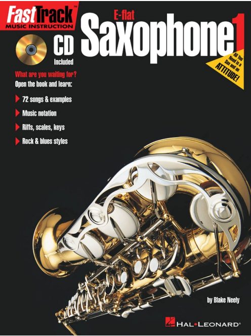 Fast Track E Flat Saxophone 1 Songbook-letöltőkártyával a kísérethez
