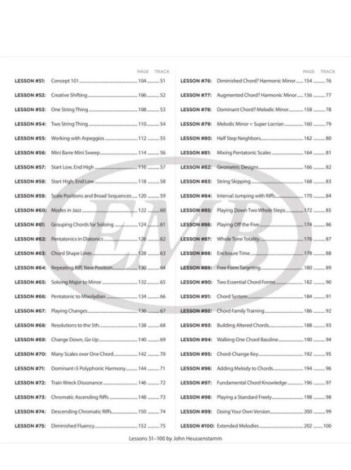 100 Jazz Lessons
