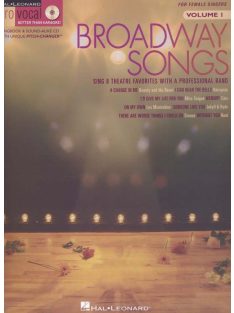 Broadway Songs for female singers Vol.1- CD-melléklettel