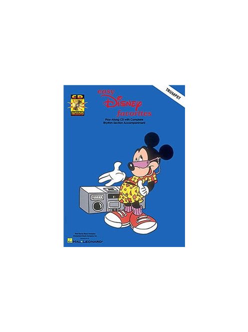 Easy Disney Favorites Trumpet- CD melléklettel
