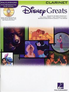   Disney Greats Instrumental Play-along:  filmslágerek klarinétra- CD melléklettel