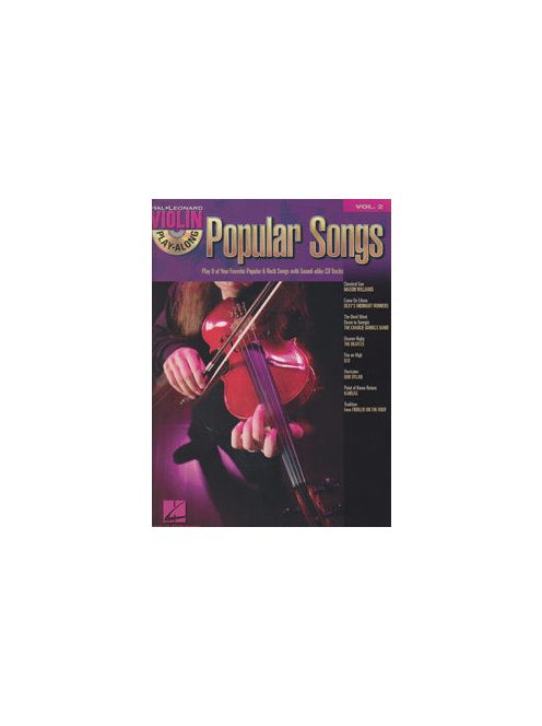Play-Along Popular Songs Vol.2. Violin- CD melléklettel