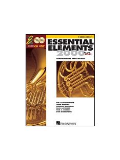 Essential Elements 2000- Horn Book 1.- CD DVD melléklettel