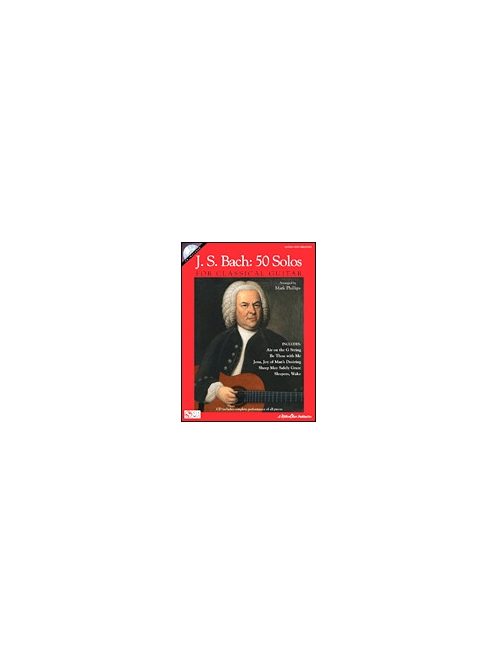 Johann Sebastian Bach:  50 klasszikus gitárdarab-  CD melléklettel