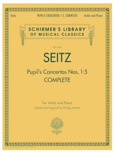   SEITZ: Pupil's Concertos Nos.1-5 COMPLETE For Violin and Piano