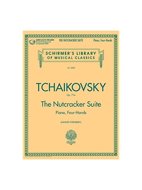 Pyotr Illyich Tchaikovsky:  Nutcracker Suite Op. 71a- Piano, Four Hands with CD