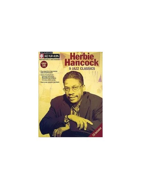 Herbie Hancock: Jazz Play-Along Volume 14 Classics- CD melléklettel