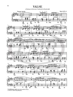 Chopin, Frédéric: Waltz c sharp minor op. 64,2