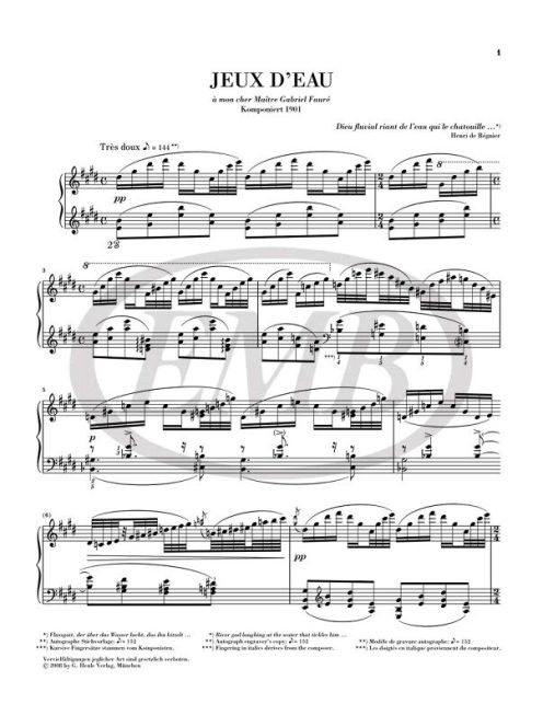 Ravel, Maurice: Jeux d'eau