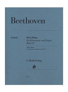 Beethoven: Three Duos for Clarinet and Bassoon WoO 27