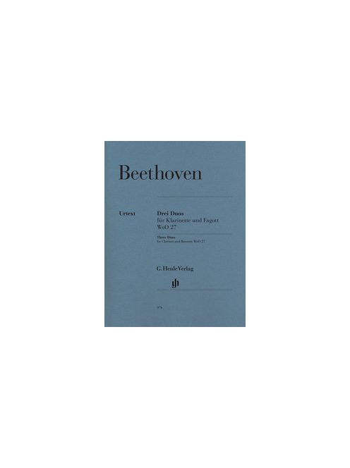 Beethoven: Three Duos for Clarinet and Bassoon WoO 27