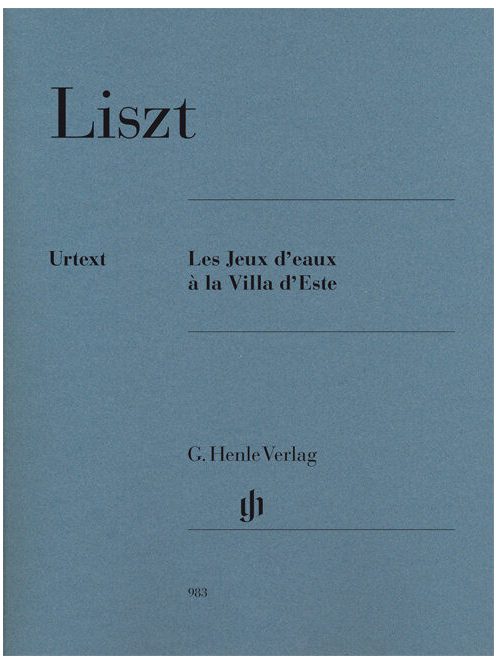 Liszt Ferenc: Les Jeux d'eaux a la Villa d'Este