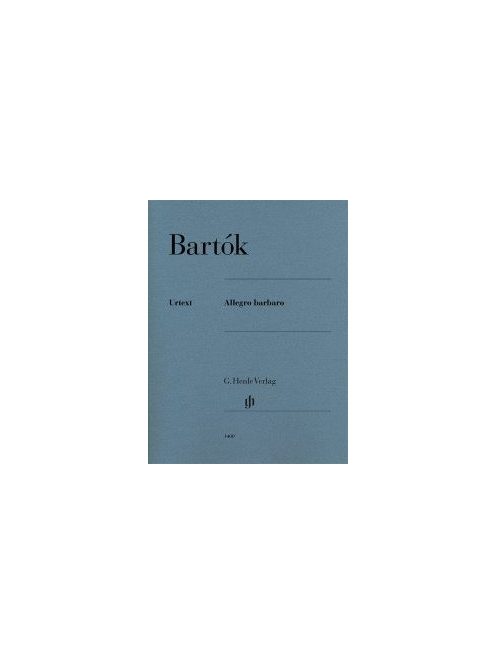 Bartók Béla - ALLEGRO BARBARO - URTEXT