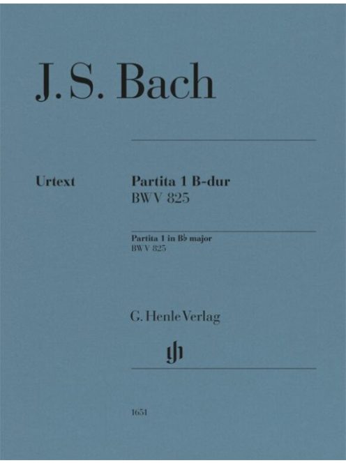 Bach, Johann Sebastian: Partita no. 1 B flat major BWV 825