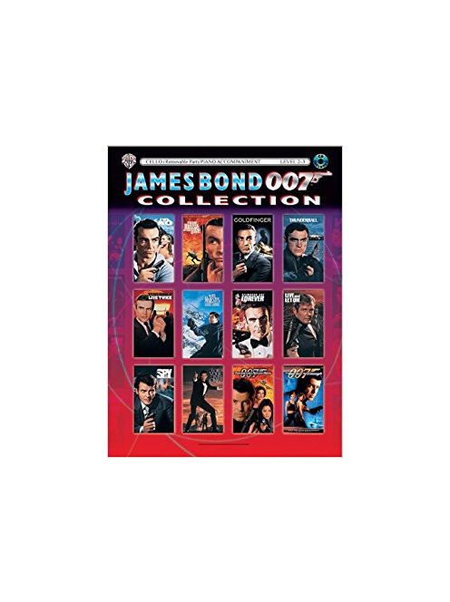 James Bond - Collection Cello (Removable Part) Piano Accompaniment - CD Inside