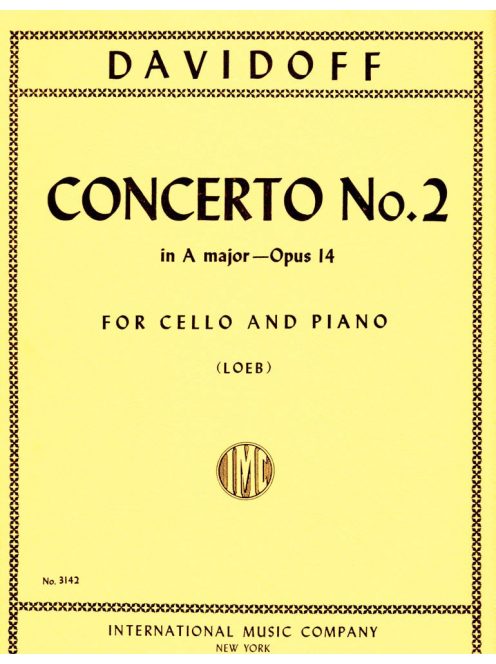 Davidoff, C.: CONCERTO No.2 Amaj