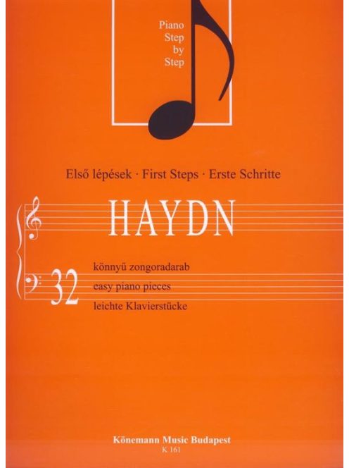 Joseph Haydn:  32 könnyű zongoradarab-első lépések