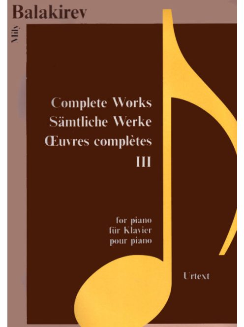 Mily Balakiev:  Complete Works III