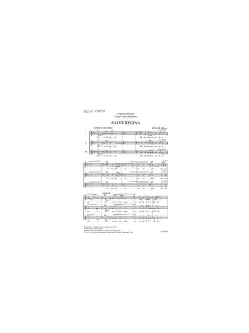 Kocsár Miklós: Salve Regina