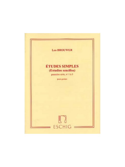 Leo Brouwer: Estudios Sencillos vol.1. no.1-no.5