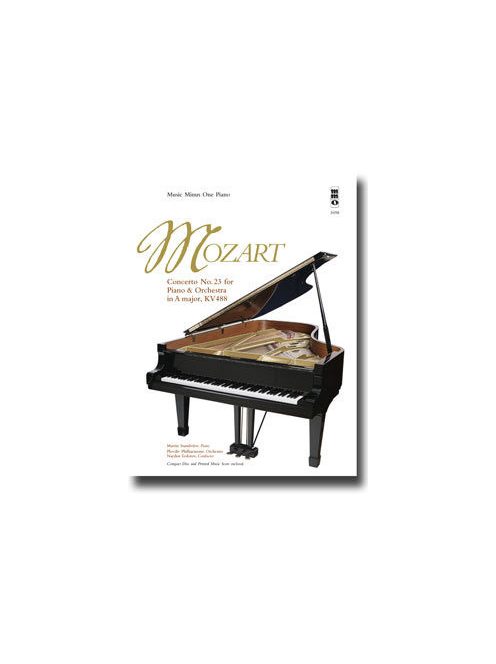 Wolfgang Amadeus Mozart:  Concerto No.23 for Piano &  Orchestra in A major, KV488-CD melléklettel