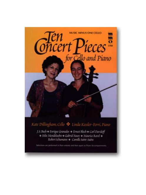 Ten Concert Pieces for Violoncello and Piano - CD Accompaniments