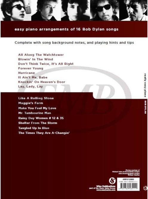 Really Easy Piano: Bob Dylan AM1012880
