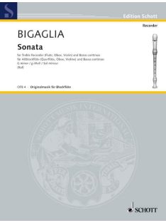 Bigaglia: Sonata for Treble Recorder G-Moll